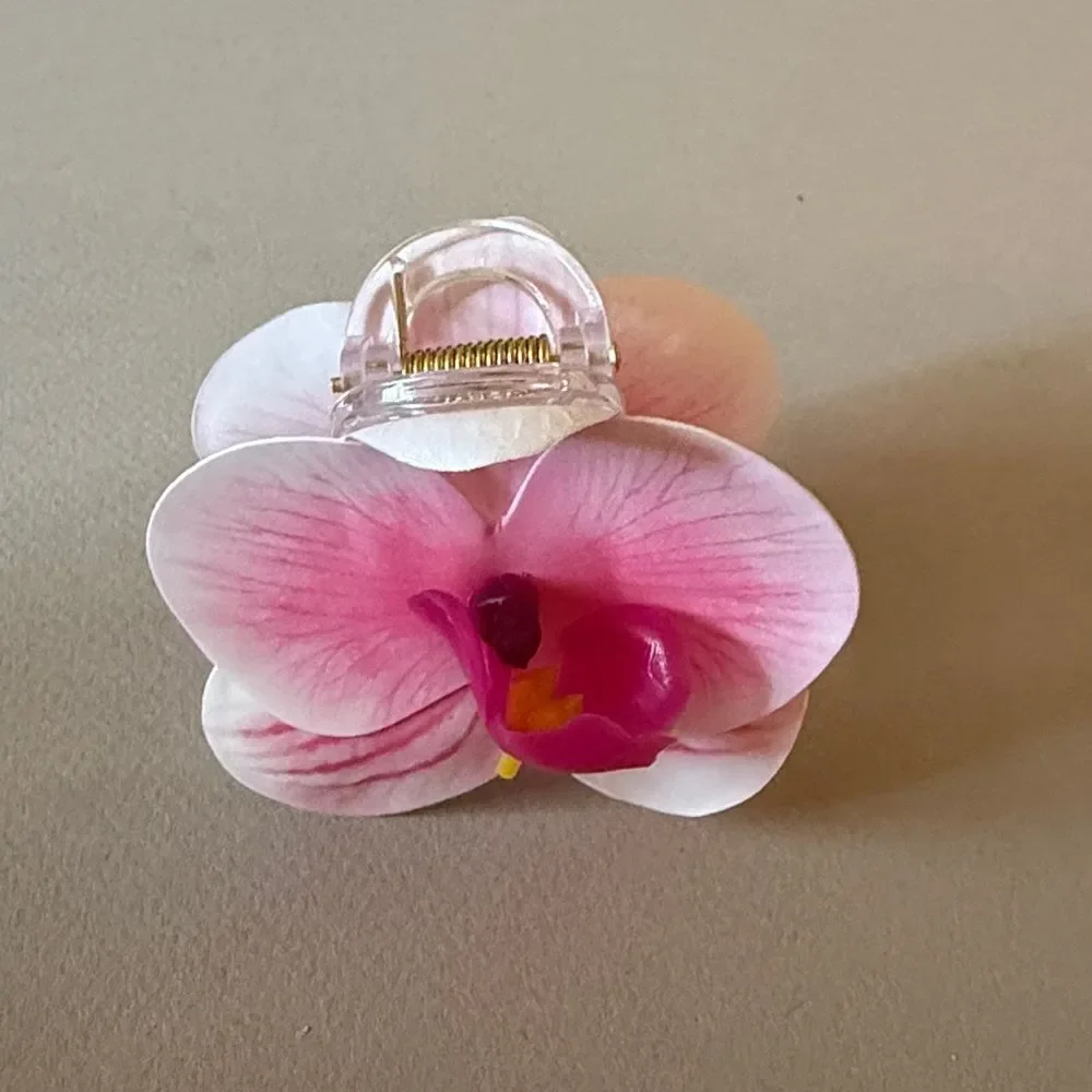Pink Orchid Hair Clip A1605
